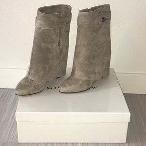 Givenchy shark lock booties
